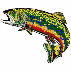 Fishes Embroidery Design 4 Fishes Embroidery Design 4